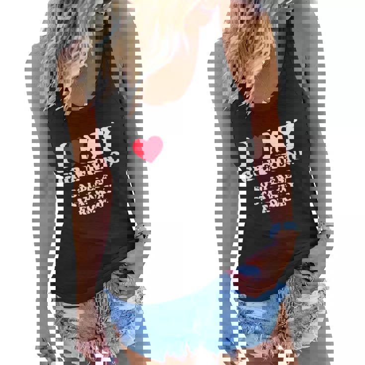 I Love My Girlfriend Shirt I Love My Girlfriend So Stay Away Tshirt Tshirt V2 Women Flowy Tank