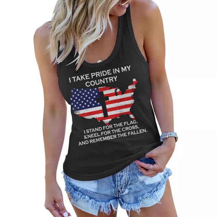 I Take Pride In My Country Usa Women Flowy Tank