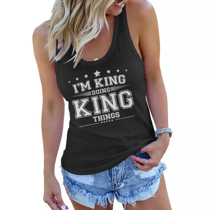 Im King Doing King Things Women Flowy Tank