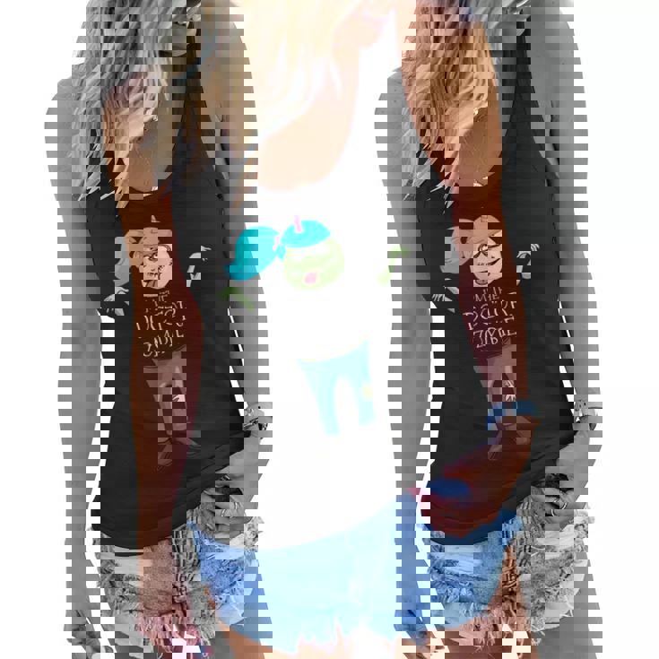 Im The Doctor Zombie Pediatrician Halloween  Women Flowy Tank