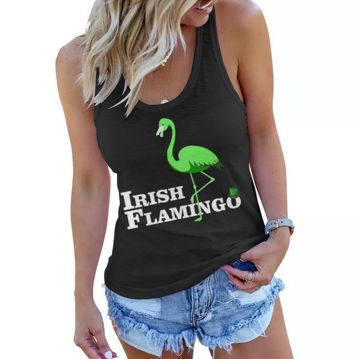 Irish Flamingo Tshirt Women Flowy Tank