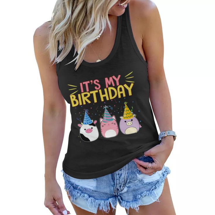 Its My Birthday Boo Cute Graphic Design Printed Casual Daily Basic Women Flowy Tank