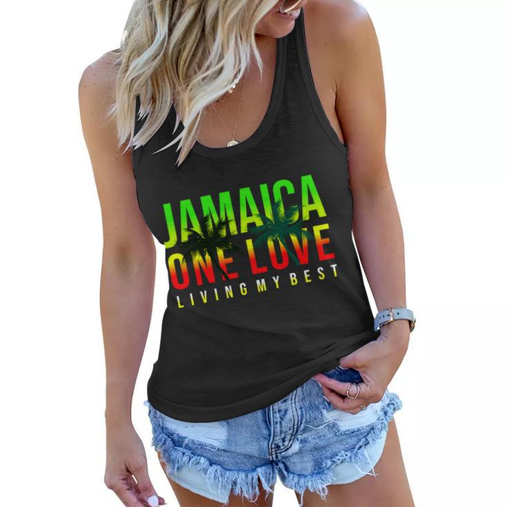 Jamaica One Love Tshirt Women Flowy Tank