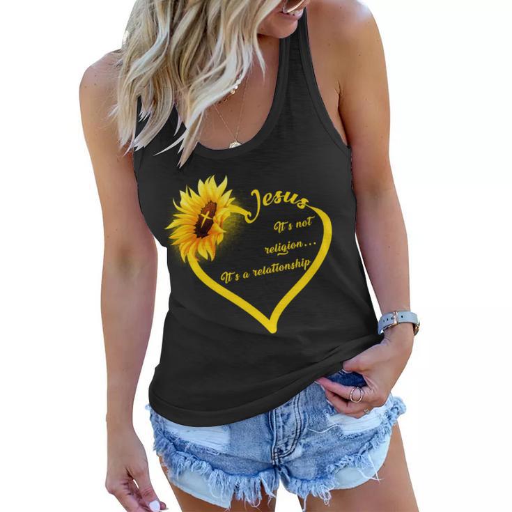 Jesus Its A Relationship Women Flowy Tank