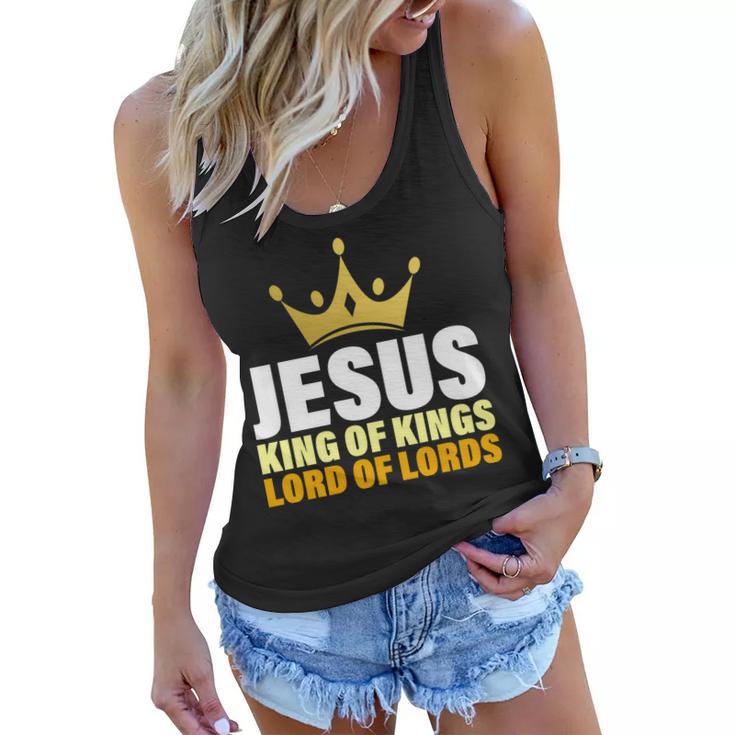 Jesus King Of Kings Lords Of Lords Women Flowy Tank