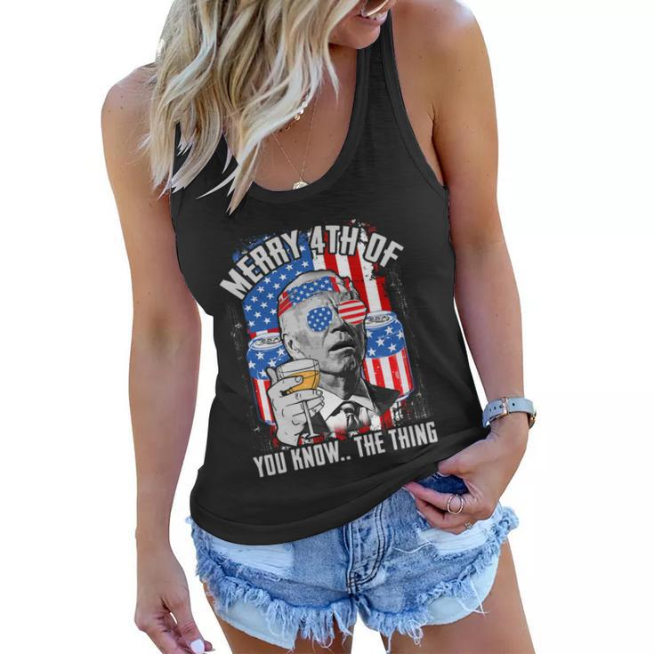 Joe Biden 4Th Of July Shirt Women Flowy Tank
