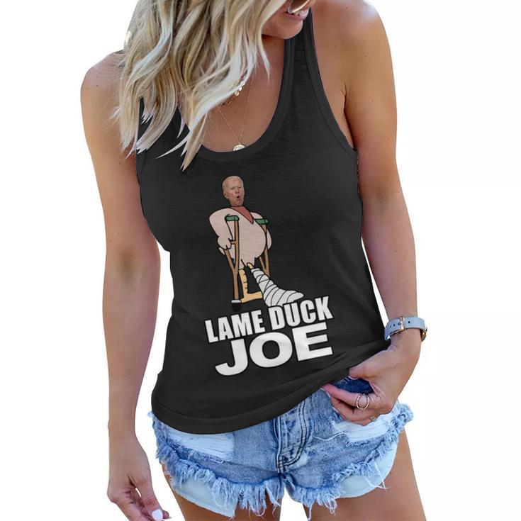 Lame Duck Joe Biden Funny Women Flowy Tank