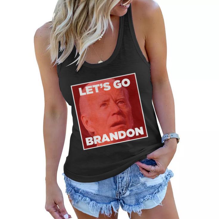 Lets Go Brandon Joe Apparel Tshirt Women Flowy Tank