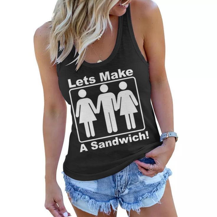 Lets Make A Sandwich Tshirt Women Flowy Tank