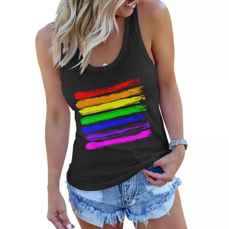 Lgbt Gay Pride Flag Shirt Gay Pride 2022 Graphic Design Printed Casual Daily Basic Women Flowy Tank