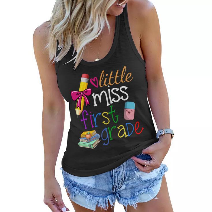 Little Miss First Grade Women Flowy Tank