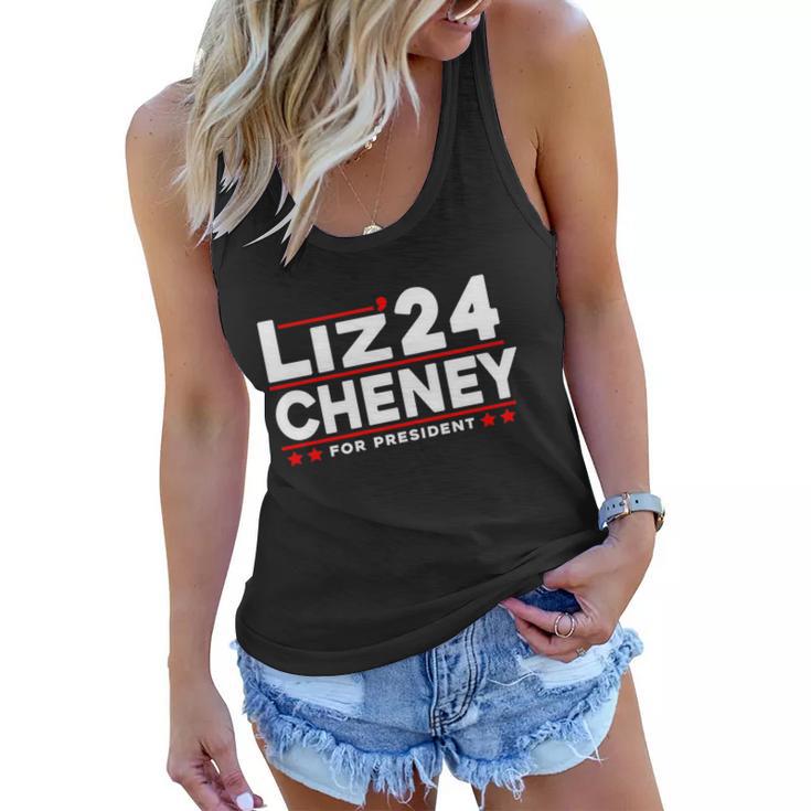 Liz Cheney 2024 For President Women Flowy Tank