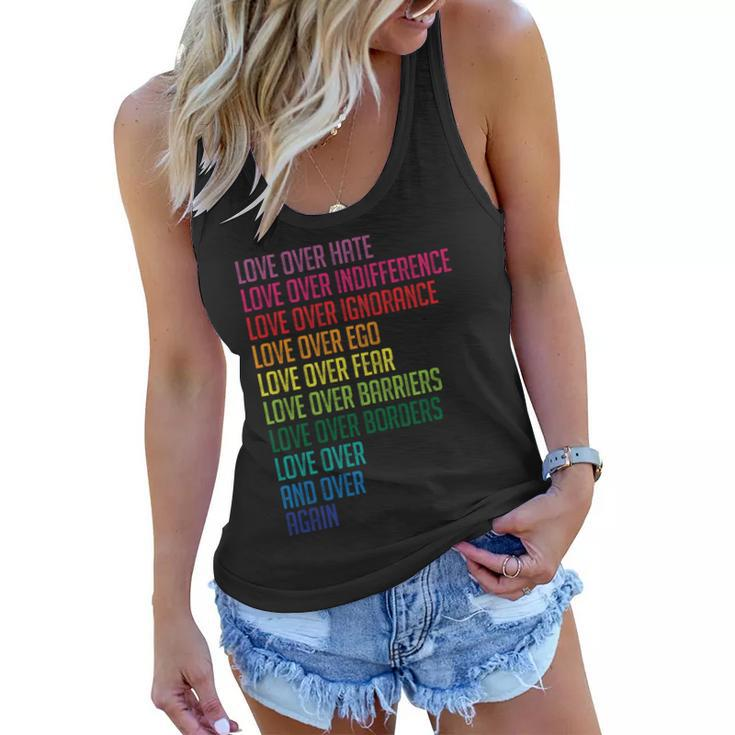 Love Over Everything Women Flowy Tank