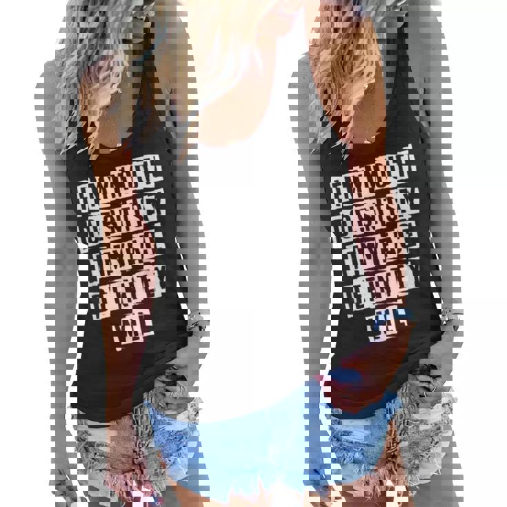 Lovely Funny Cool Sarcastic If My Mouth Doesnt Say It My Women Flowy Tank