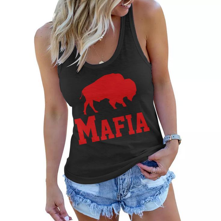Mafia Buffalo Fan Tshirt Women Flowy Tank