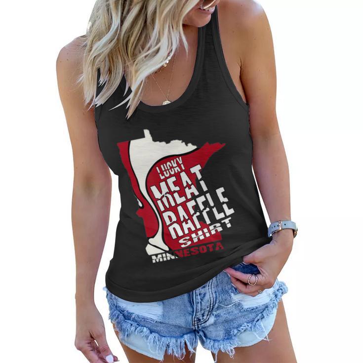 Meat Raffles Minnesota Meat Drawing Women Flowy Tank