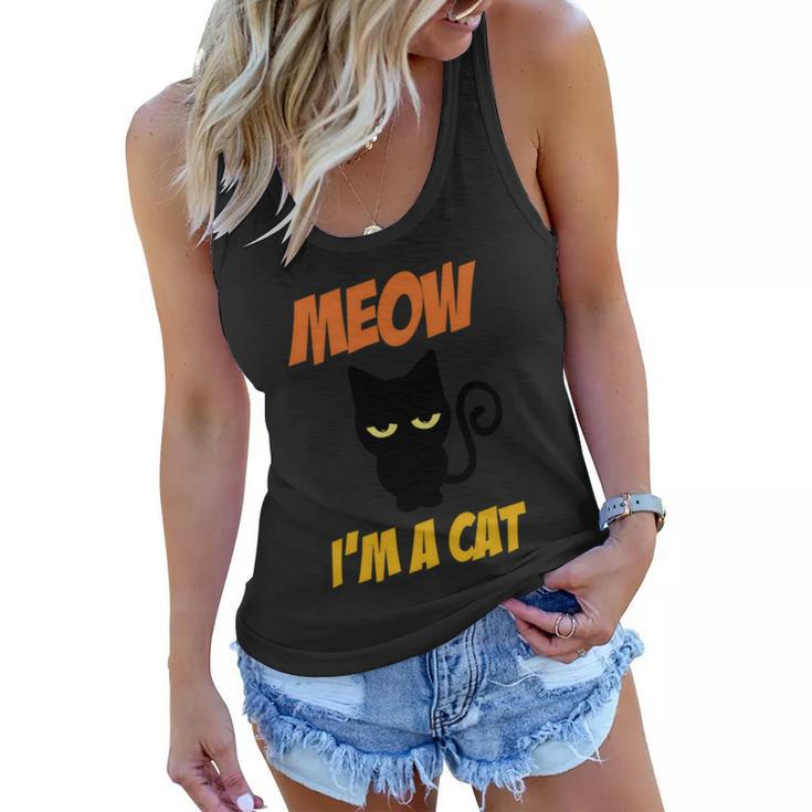 Moew Im A Cat Halloween Quote Women Flowy Tank