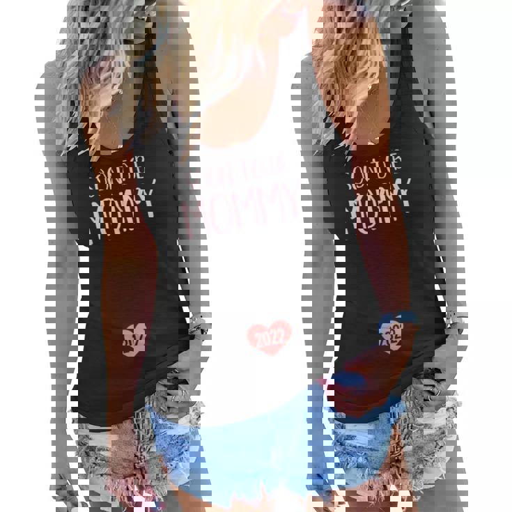 Mommy Soon To Be Mommy 2022 For New Mom Women Flowy Tank