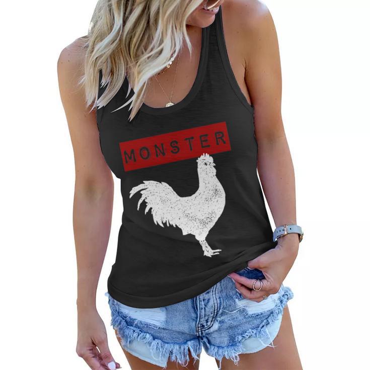 Monster Cock Gift Funny Big Dick Energy Gift Tshirt Women Flowy Tank