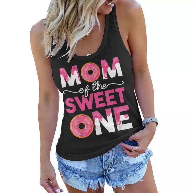 Mother Mama Mommy Family Matching Mom Of The Sweet One  Women Flowy Tank