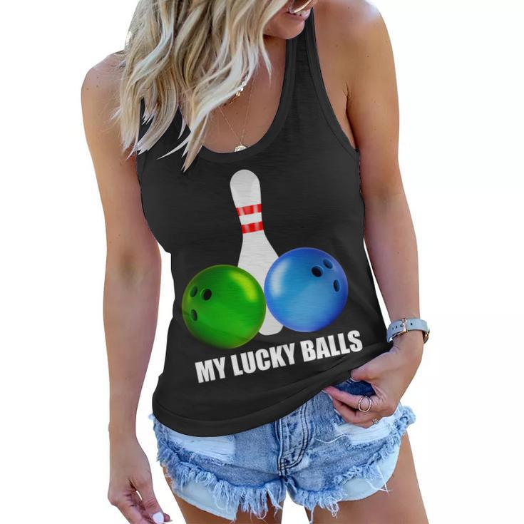 My Lucky Balls Tshirt Women Flowy Tank