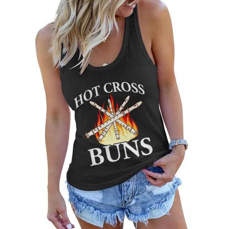 Nice Hot Cross Buns Graphic Design Printed Casual Daily Basic Women Flowy Tank