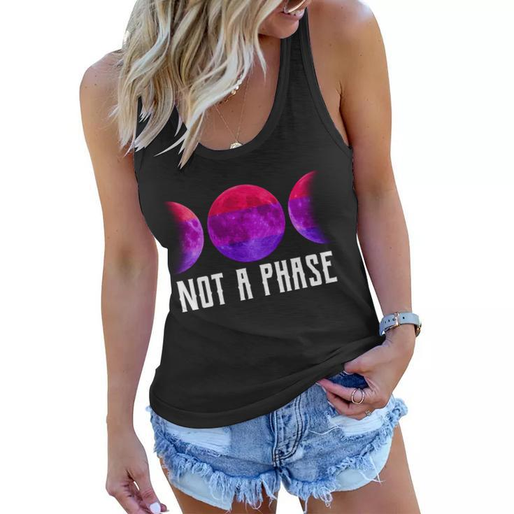 Not A Phase Bi Pride Bisexual Women Flowy Tank
