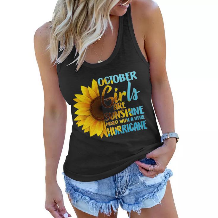 October Girls Sunflower Tshirt Women Flowy Tank