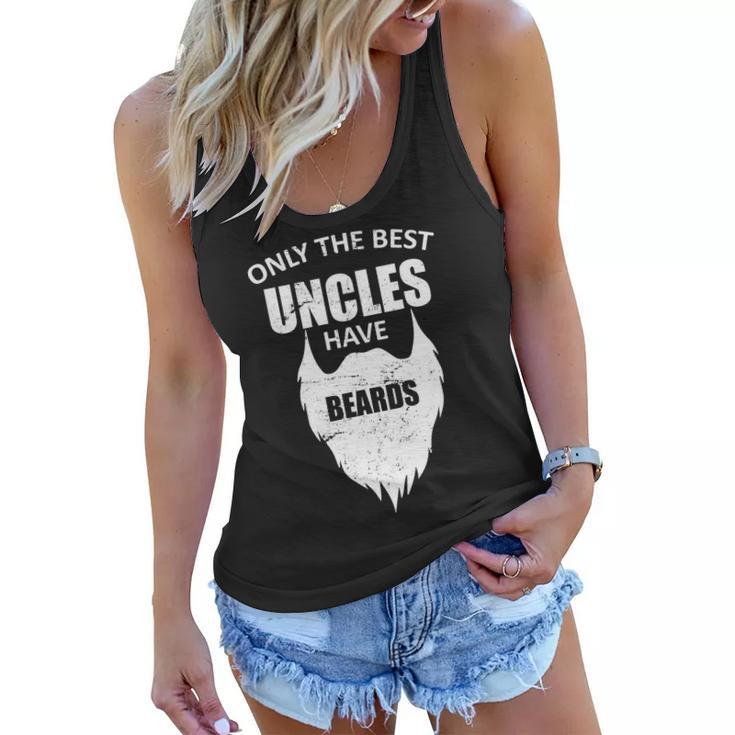 Only The Best Uncles Have Beards Tshirt Women Flowy Tank