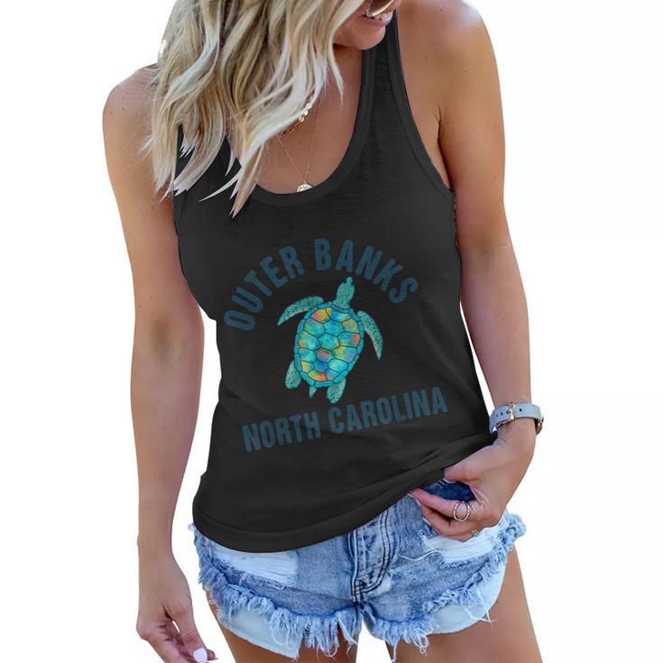 Outer Banks Nc Beach Women Flowy Tank