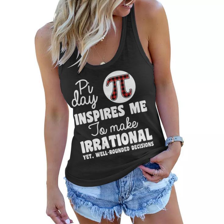 Pi Inspires Me Funny Pi Day 314 Tshirt Women Flowy Tank