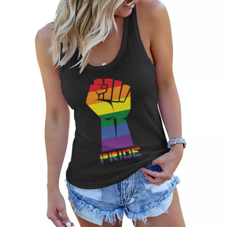 Pride Lgbt Gay Pride Lesbian Bisexual Ally Quote V2 Women Flowy Tank