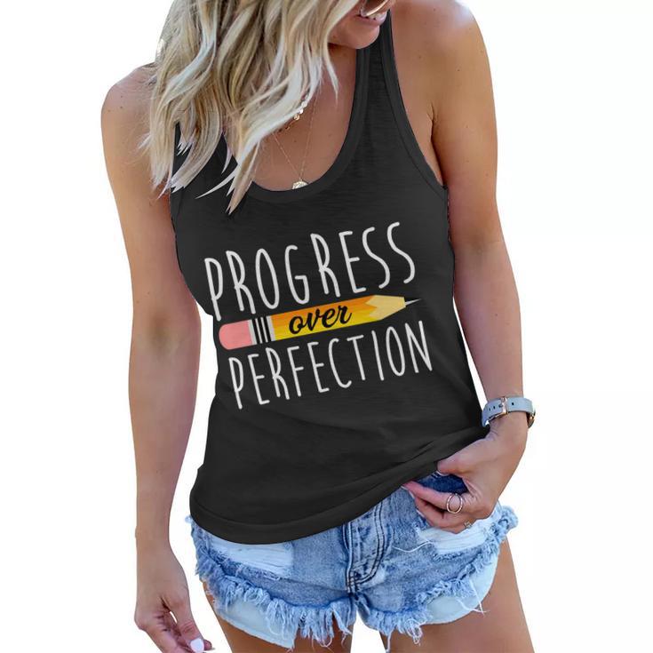 Progress Over Perfection Women Flowy Tank