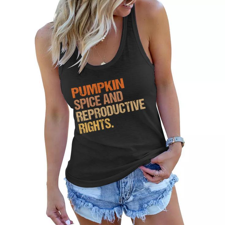 Pumpkin Spice And Reproductive Rights Gift V3 Women Flowy Tank