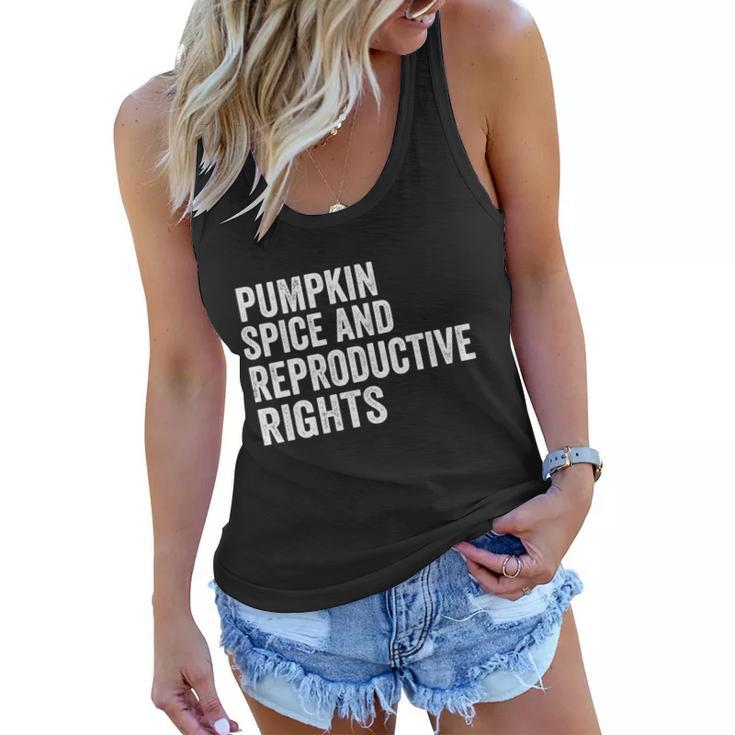Pumpkin Spice And Reproductive Rights Gift V8 Women Flowy Tank