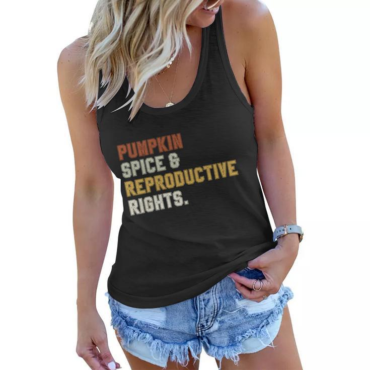 Pumpkin Spice Reproductive Rights Gift V11 Women Flowy Tank