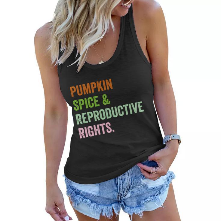 Pumpkin Spice Reproductive Rights Pro Choice Feminist Rights Gift V3 Women Flowy Tank