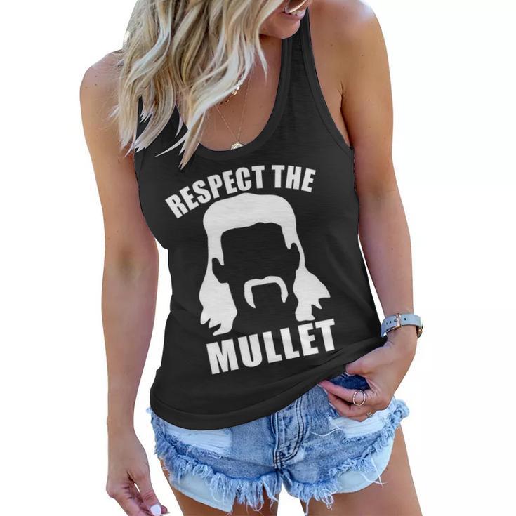 Respect The Mullet Tshirt Women Flowy Tank