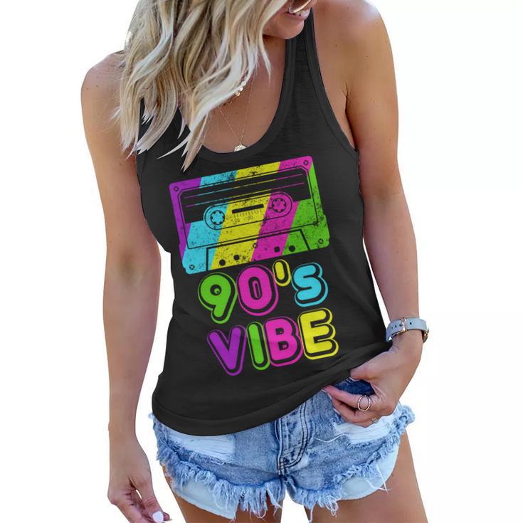 Retro 90S Vibe Vintage Tshirt Women Flowy Tank