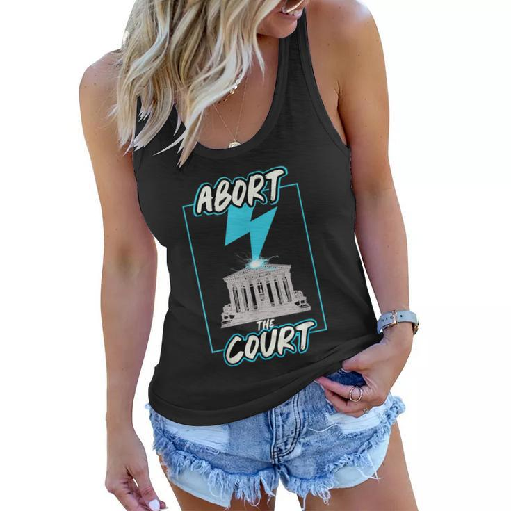 Retro Abort The Court Pro Choice Women Flowy Tank
