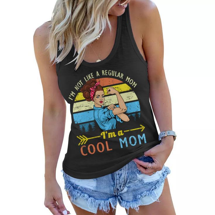 Retro Cool Mom Tshirt Women Flowy Tank