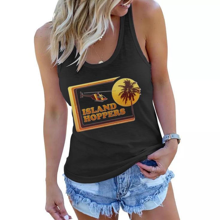 Retro Island Hoppers Tshirt Women Flowy Tank