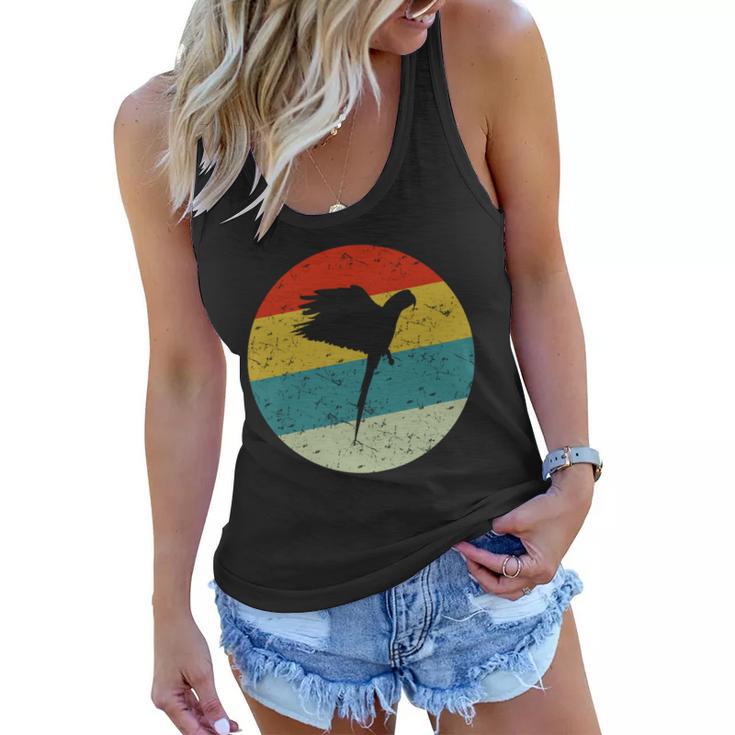 Retro Vintage Parrot V2 Women Flowy Tank