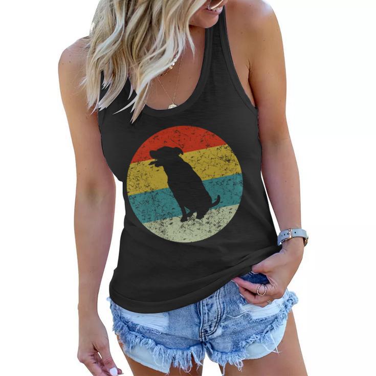 Retro Vintage Rottweiler Dog V2 Women Flowy Tank