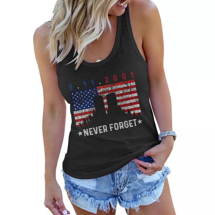 September 11Th 9 11 Never Forget 9 11 Tshirt9 11 Never Forget Shirt Patriot Day Women Flowy Tank