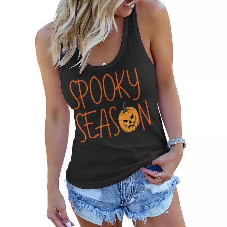 Spooky Season Cute Halloween  Fall Season  Women Flowy Tank