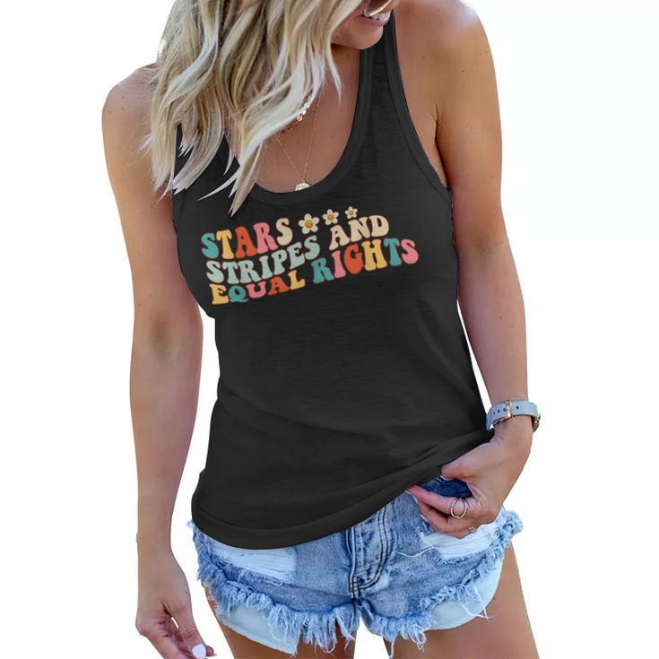 Stars Stripes And Equal Rights 4Th Of July Womens Right  Women Flowy Tank