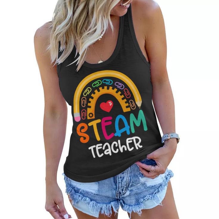 Steam Teacher Squad Team Crew Back To School Stem Special V2 Women Flowy Tank