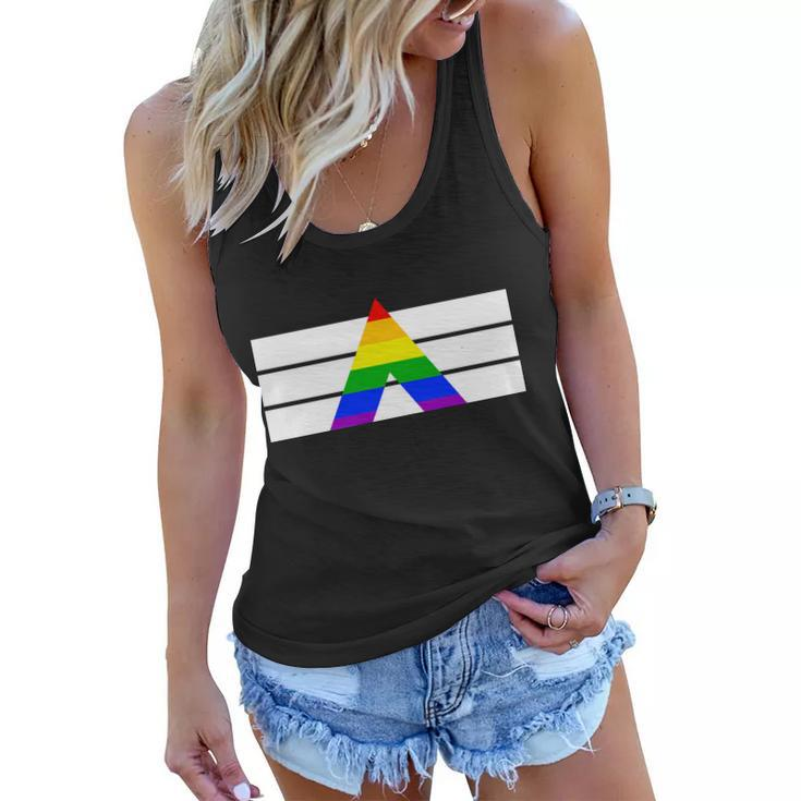 Straight Ally Pride Flag Women Flowy Tank