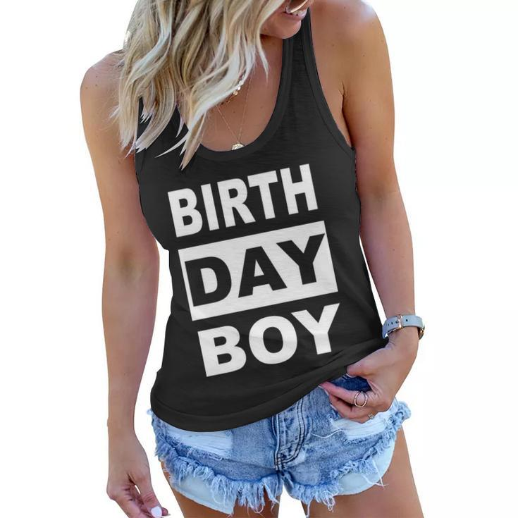Straight Outta Birthday Birthday Boy Women Flowy Tank